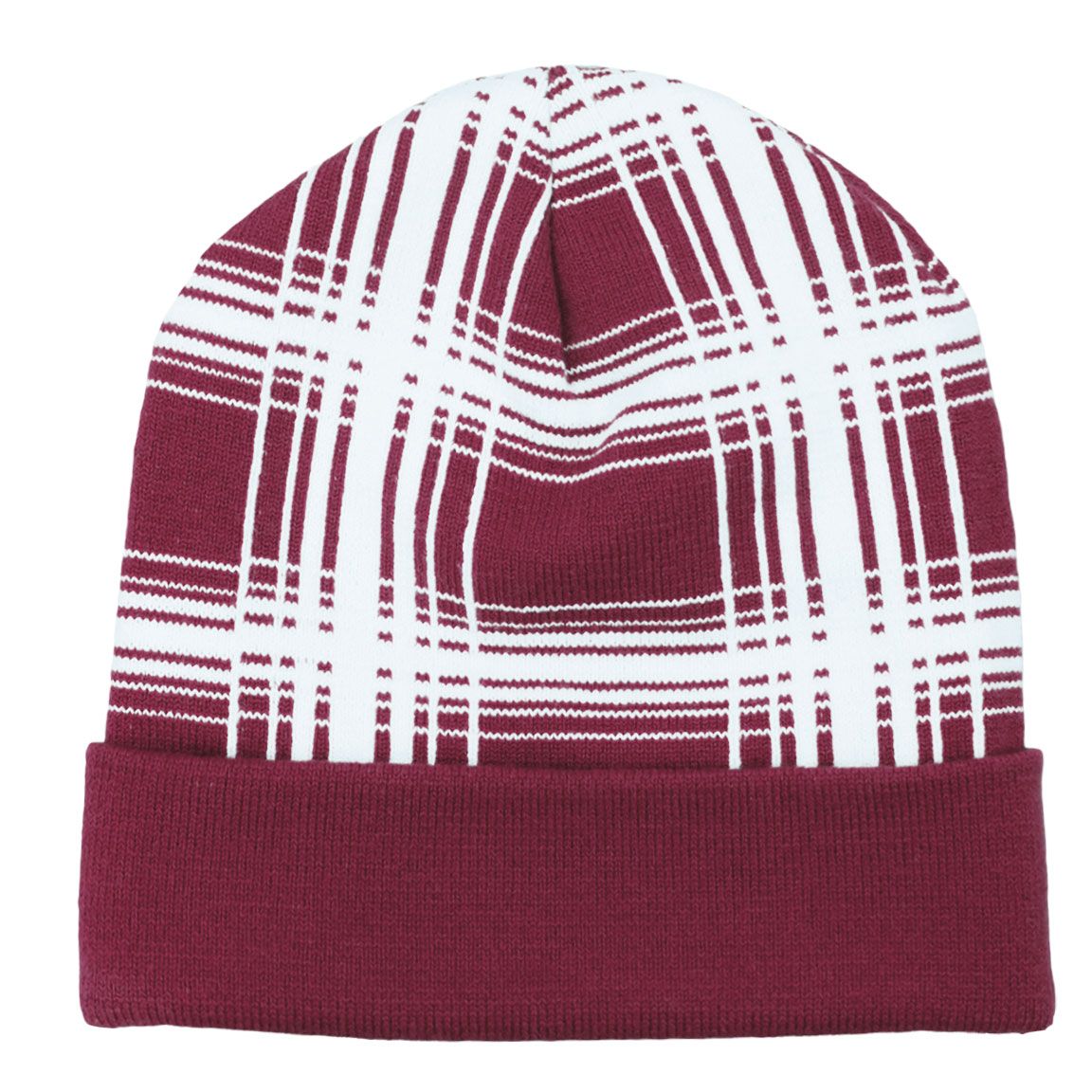 Mega-Plaid Beanie 4