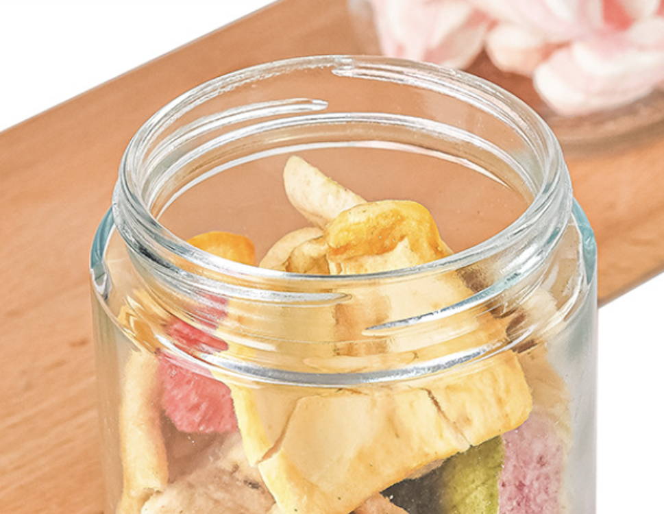 17oz Glass Food Storage Jars with Lids 2