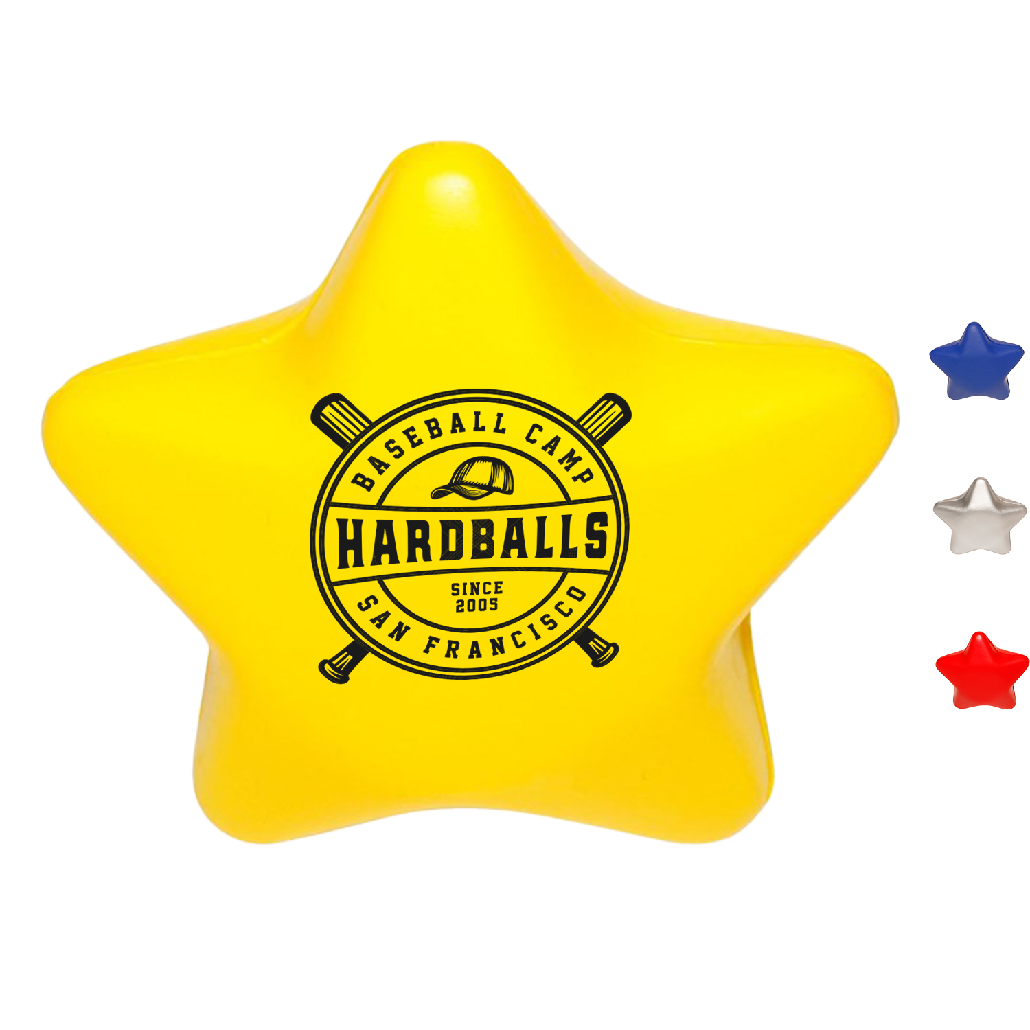 Star Stress Balls w/ Custom Logo PU Stress Reliever Balls 2