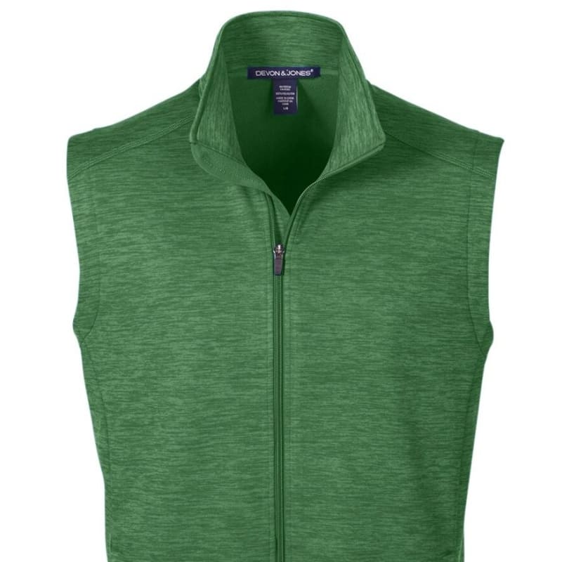 Devon & Jones Men's Newbury Mélange Fleece Vest 16