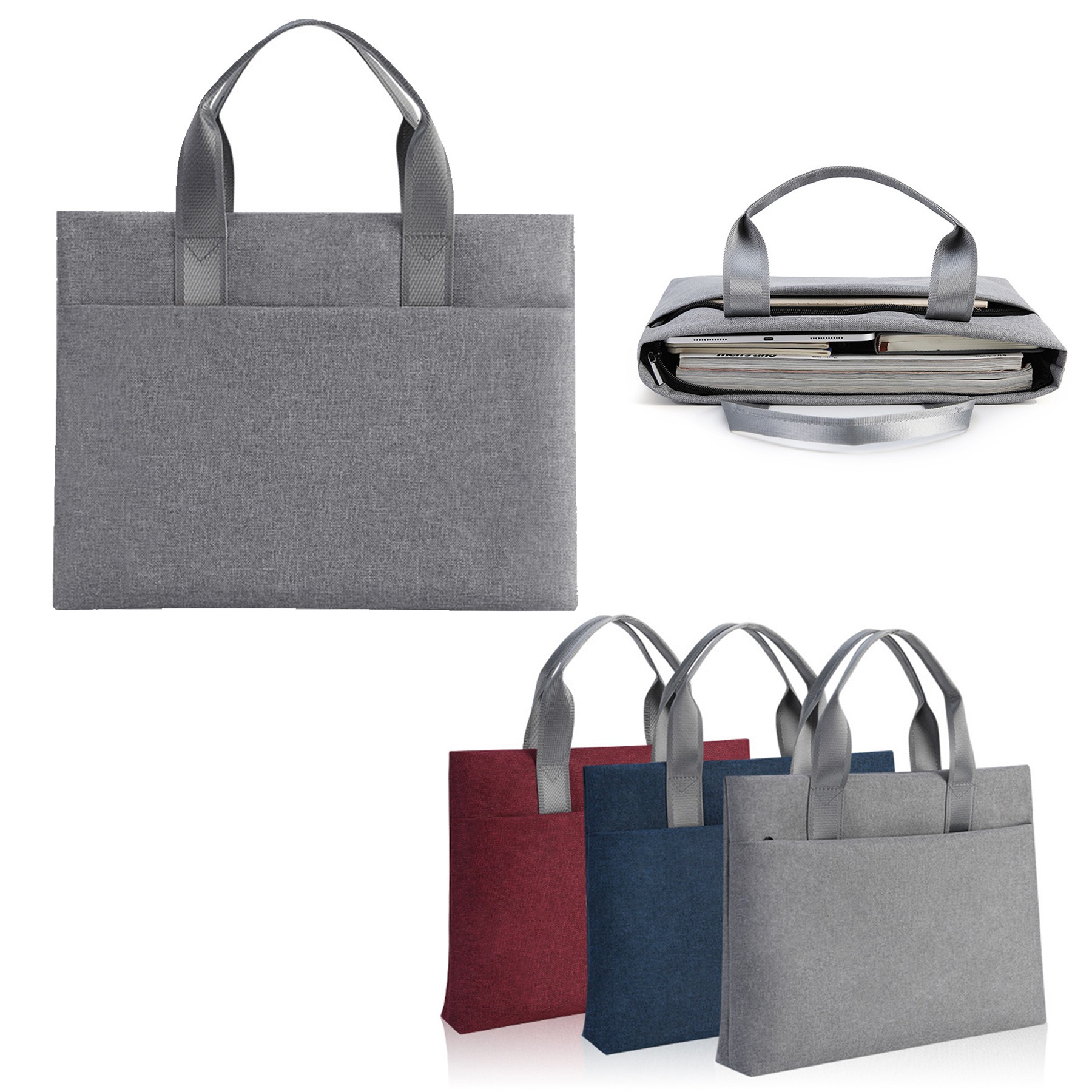 Oxford Cloth Study Materials Bag Carrying Briefcase 3