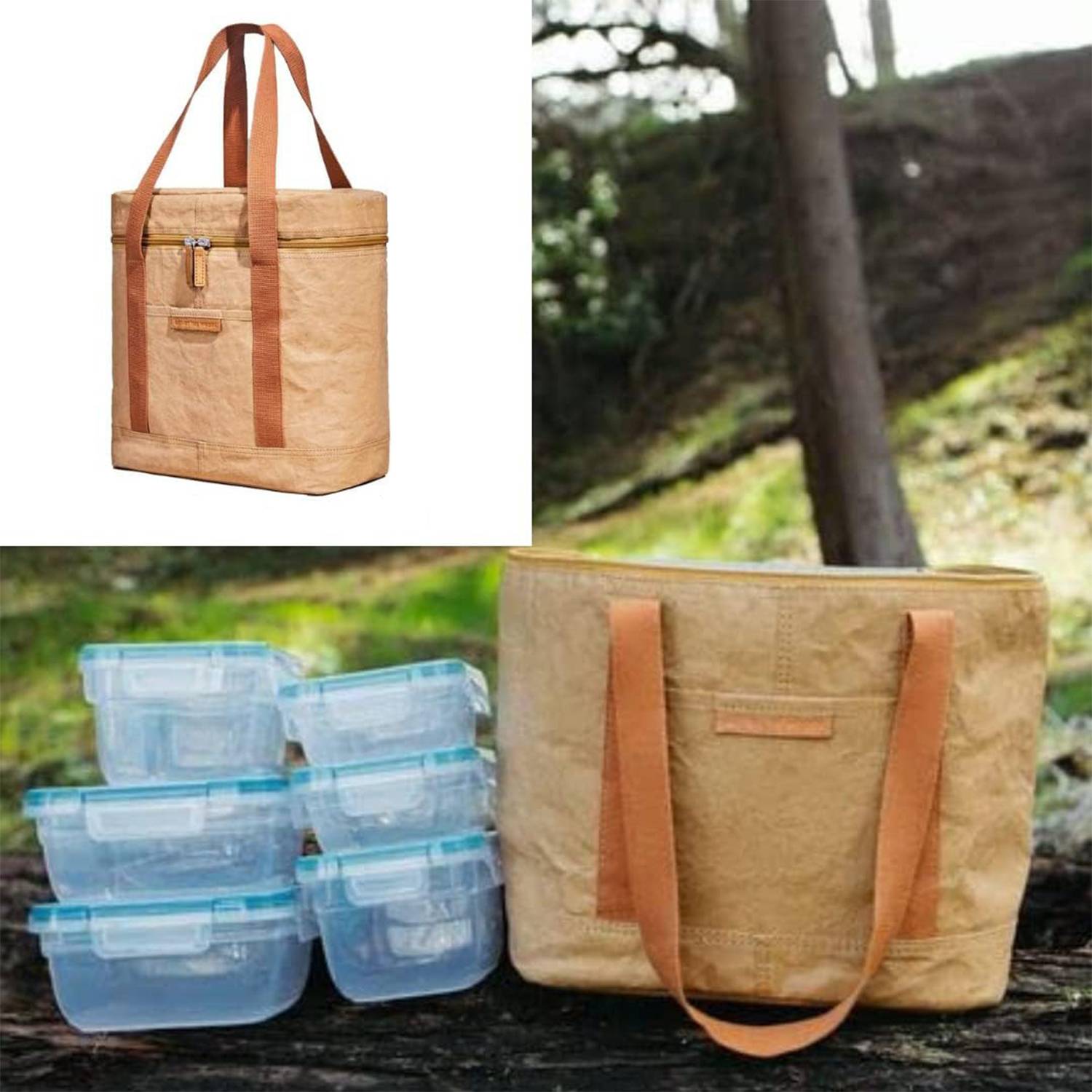 Dupont paper tote cooler bag 4