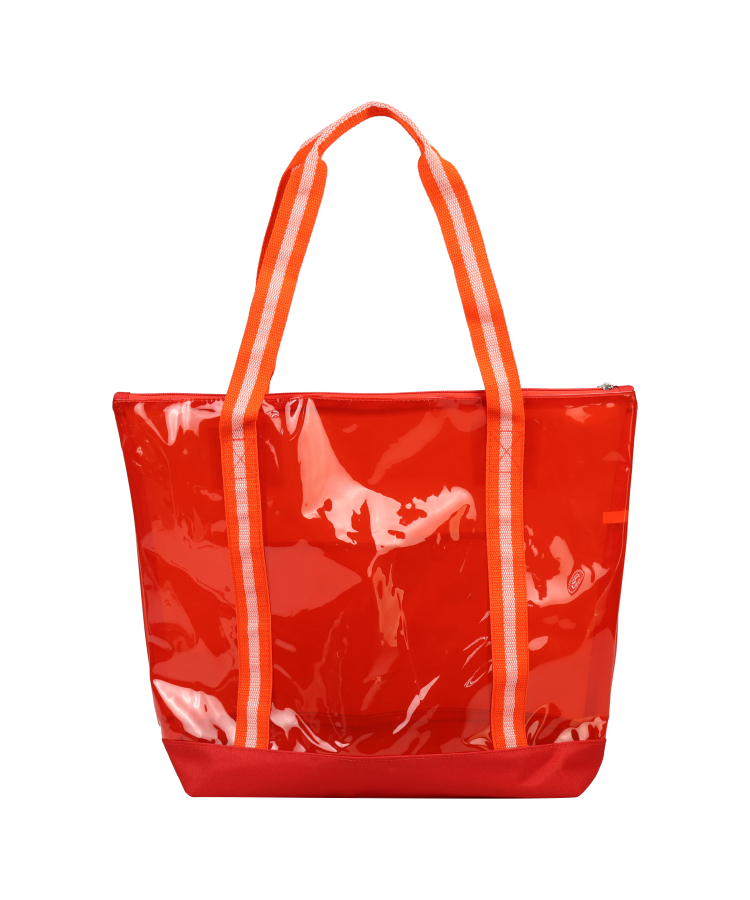 Union Printed - Clear Tote Bag w/ Zipper 2