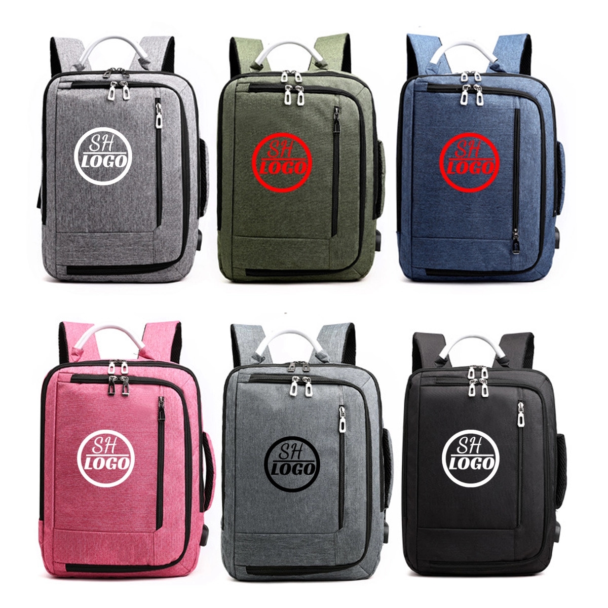 Laptop Backpack with USB Charging Port/ Large Capacity 17'' 2