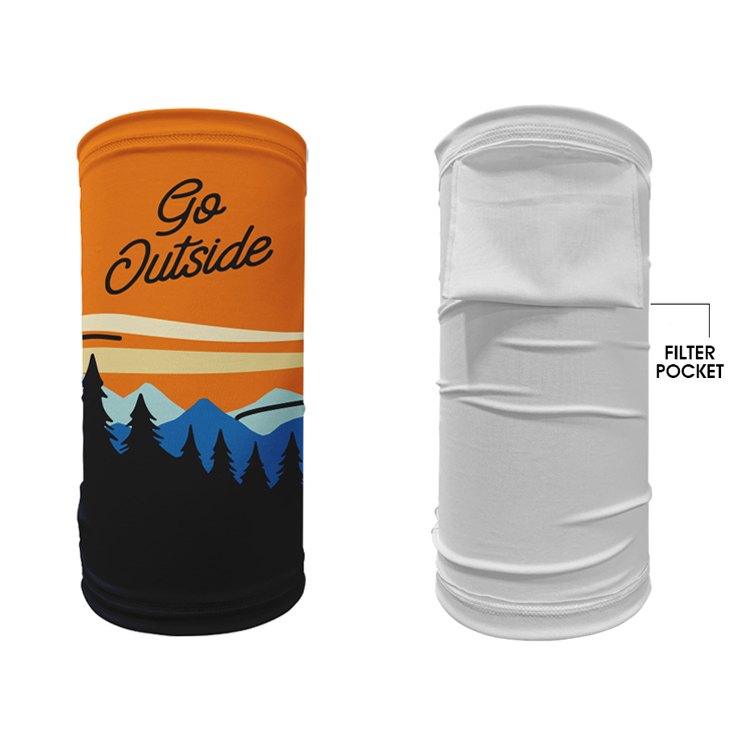 Super Sale - Sublimated Neck Gaiter With Filter Pocket 9