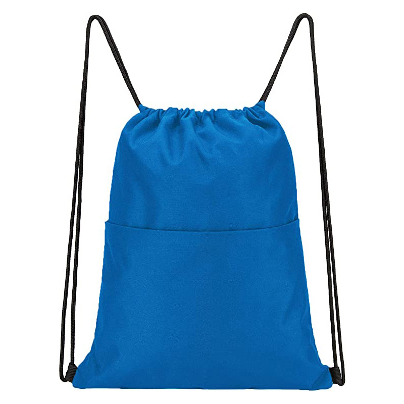 Drawstring Backpack with pocket 9
