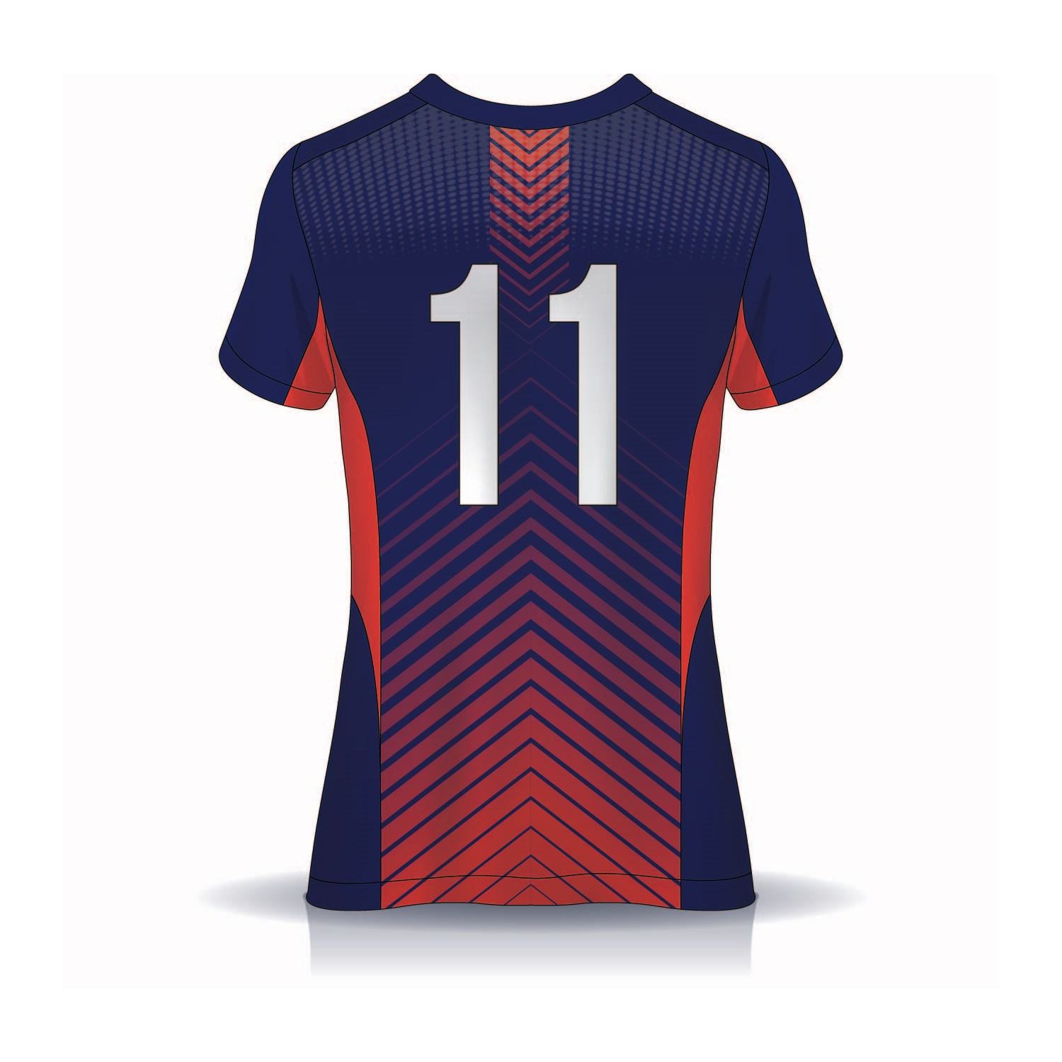 Women's Custom Full Sublimation Soccer Jersey - Interlock Fabric 7