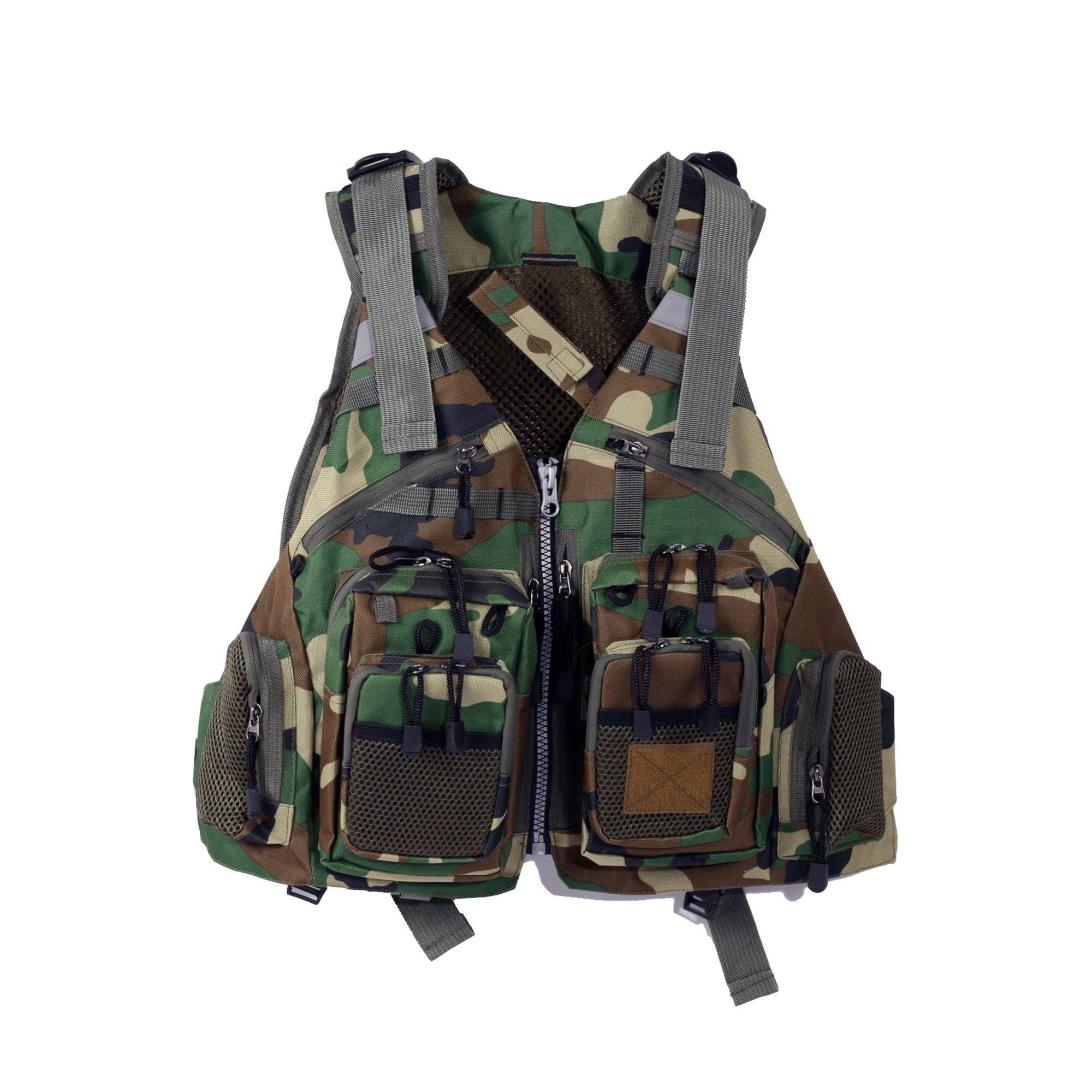 Adjustable Multi Pocket Floating Life Vest 21.7" x 18.2" 10