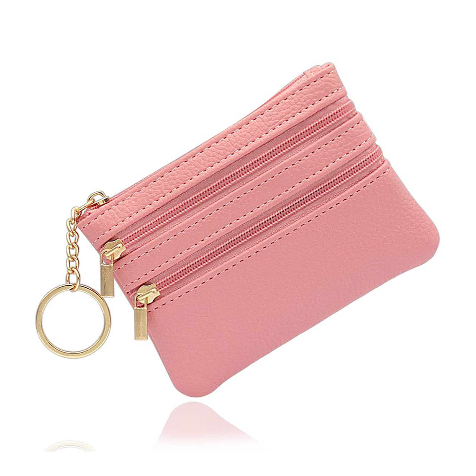 pu RFID anti-theft brush mini wallet 5