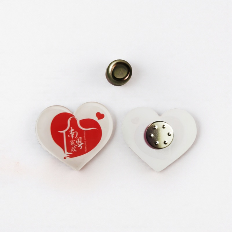 Custom Lightweight Acrylic Magnetic Circle Pin 2