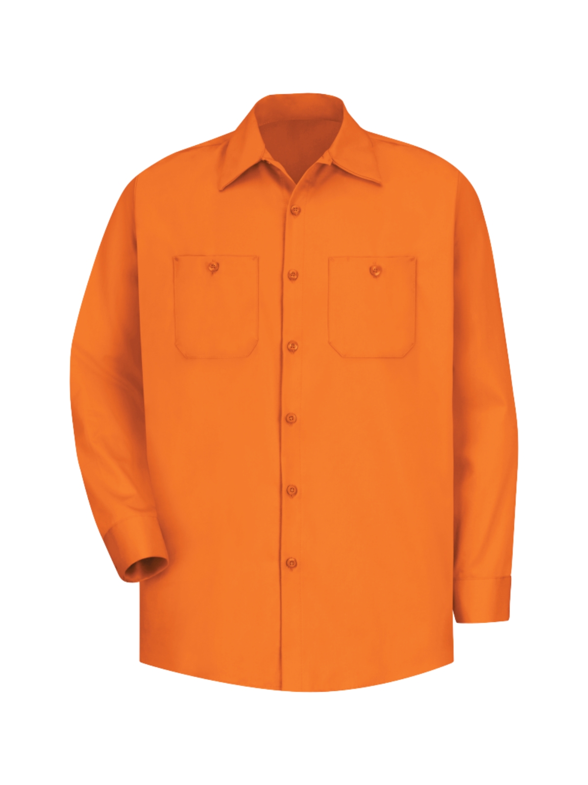 Red Kap Shirts - Men's Long Sleeve Wrinkle-Resistant Cotton Work Shirt 13