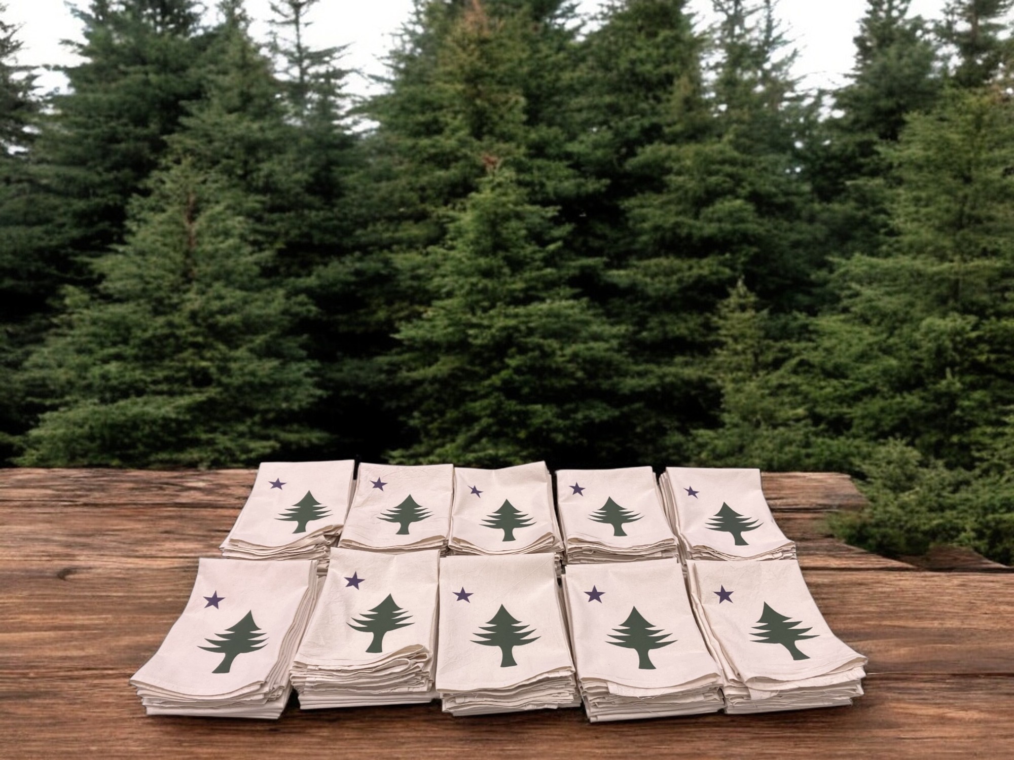 Natural Vintage Flour Sack Tea Towel 2