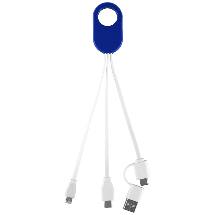 "WEBER" 5-in-1 Cell Phone Charging Cable with Carabiner Clip 31