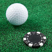 Recycled Poker Chip Ball Marker 65