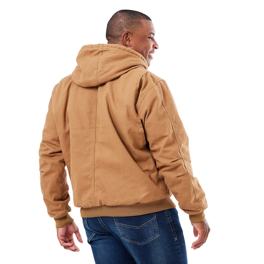 Berne Heartland Washed Duck Hooded Work Jacket 51