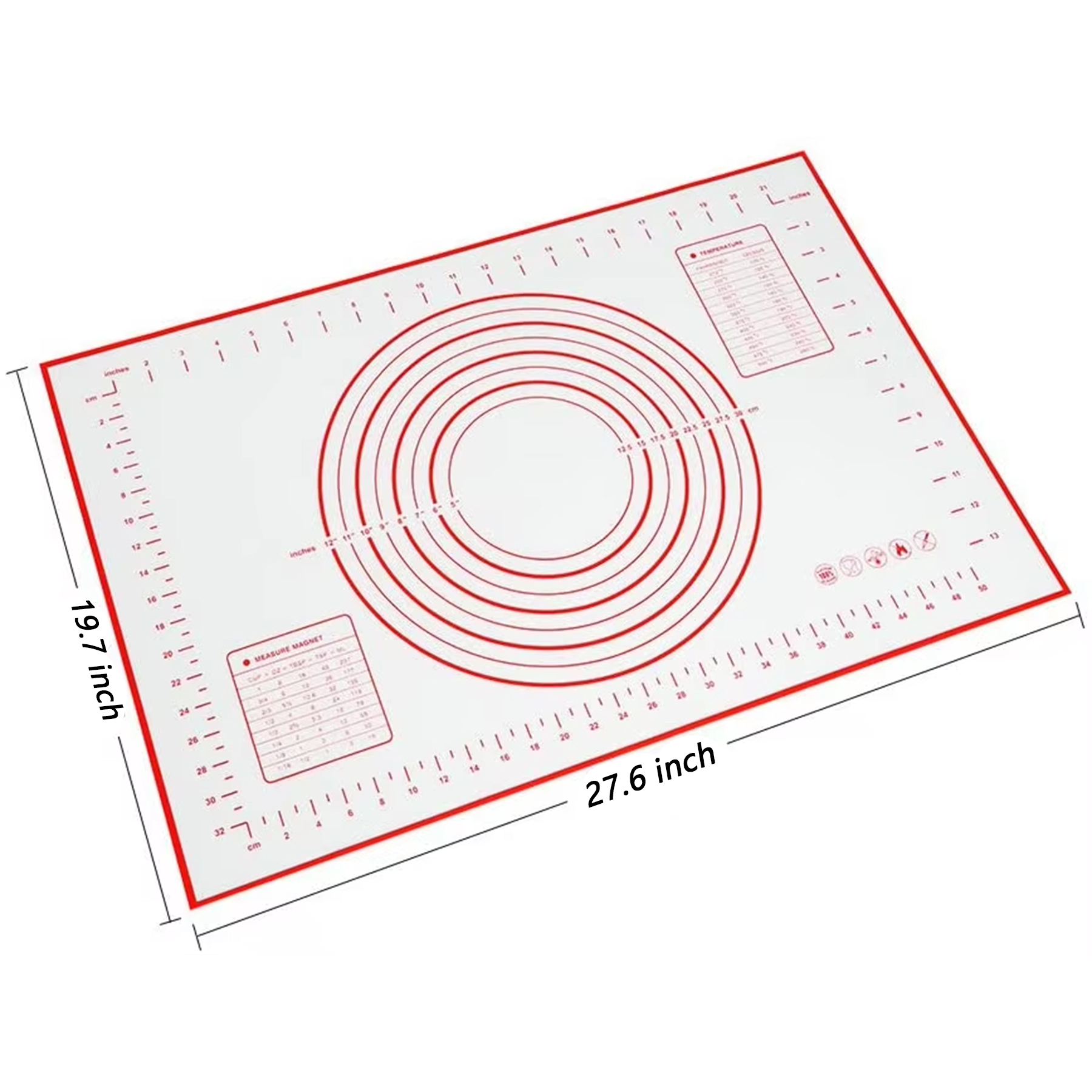 Nonstick Silicone Pastry Baking Large Mat 5
