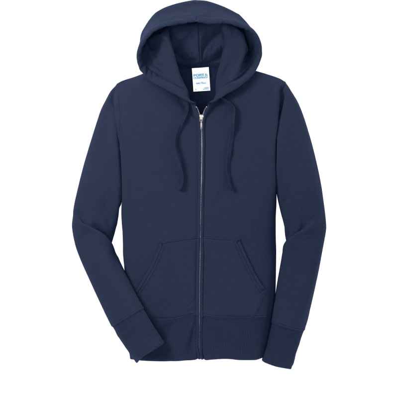 Port & Company Women's Core Fleece Full-Zip Hooded Sweatshirt., custom hoodie or sweatshirt with logo imprint 25