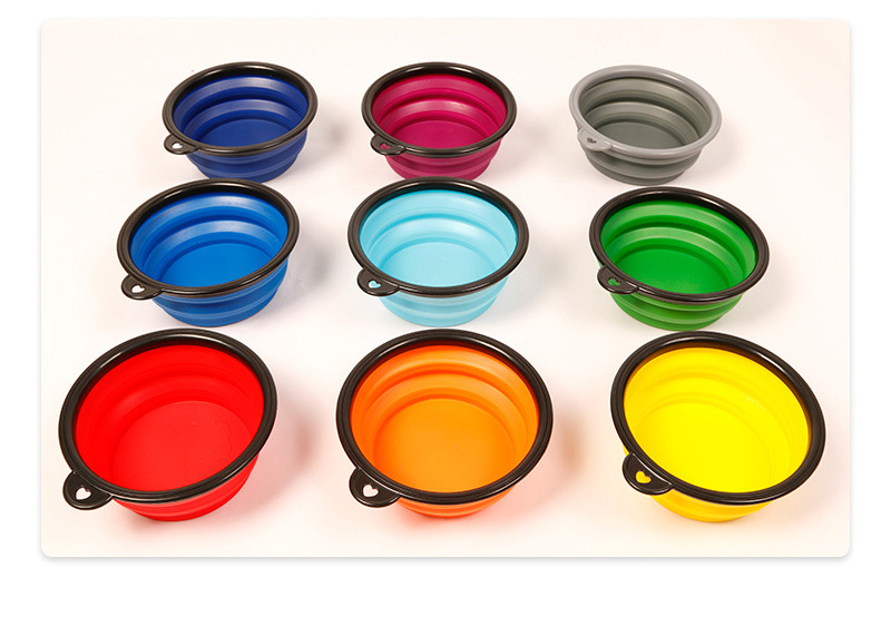 Collapsible Pet Bowl with Carabiner 2