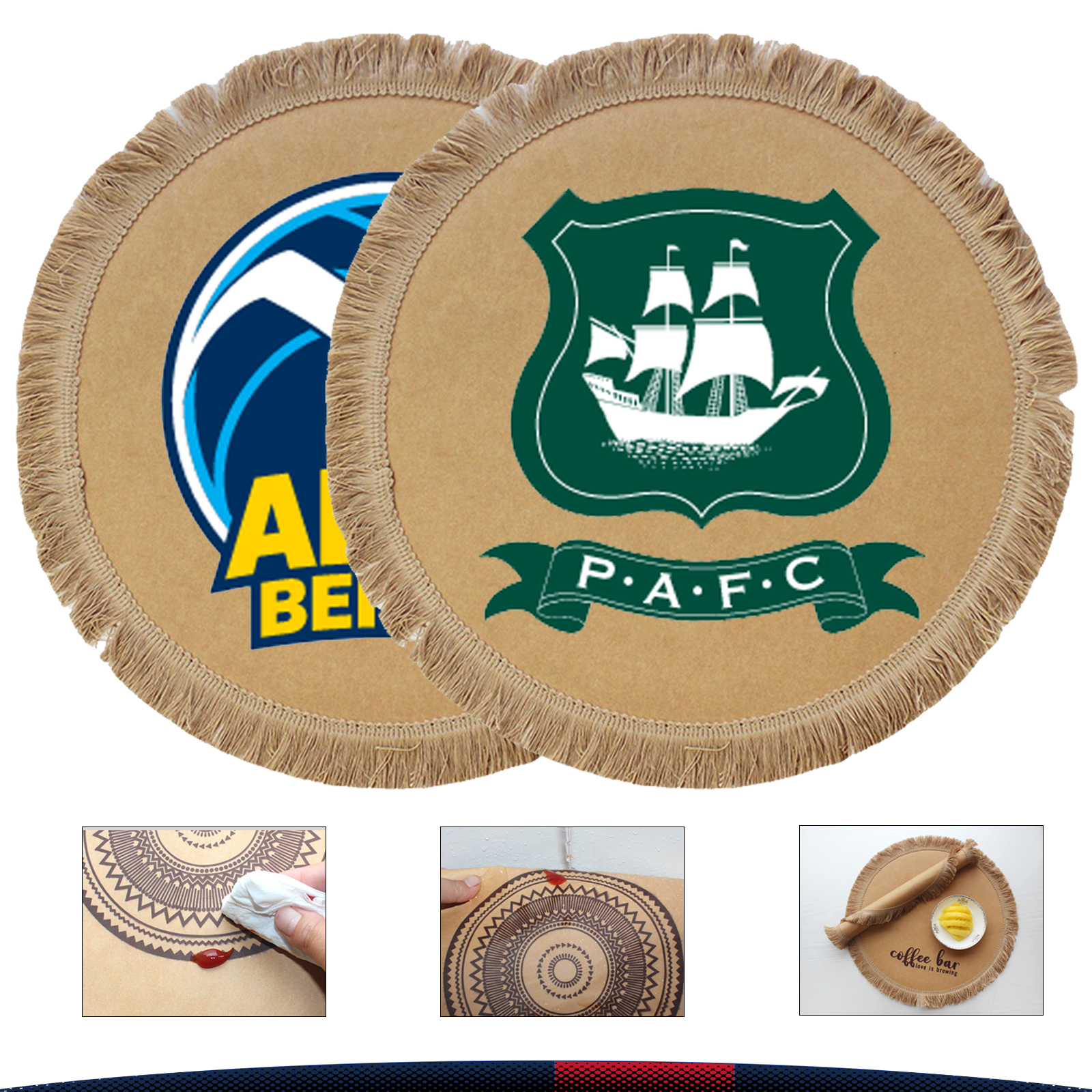 Tassel Kraft Paper Placemat 1