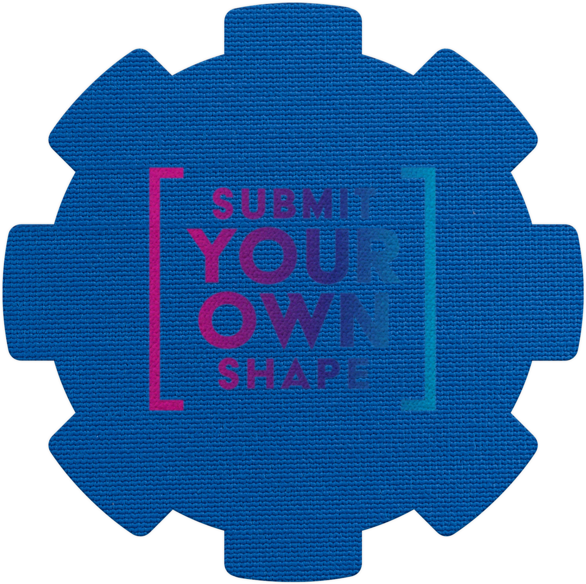 Coaster Grip-It 16 sq in (Color) (Custom Shape Description) Digital Print 1
