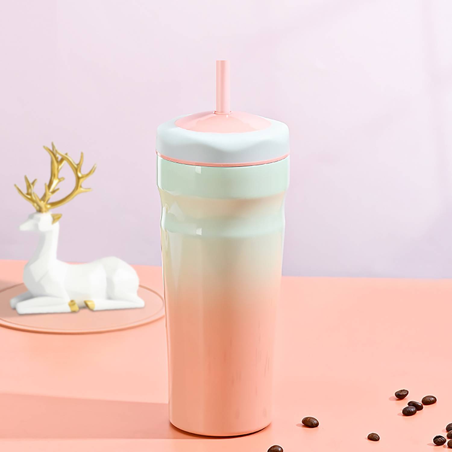 24oz Cute Stainless Steel Vacuum Flask 2