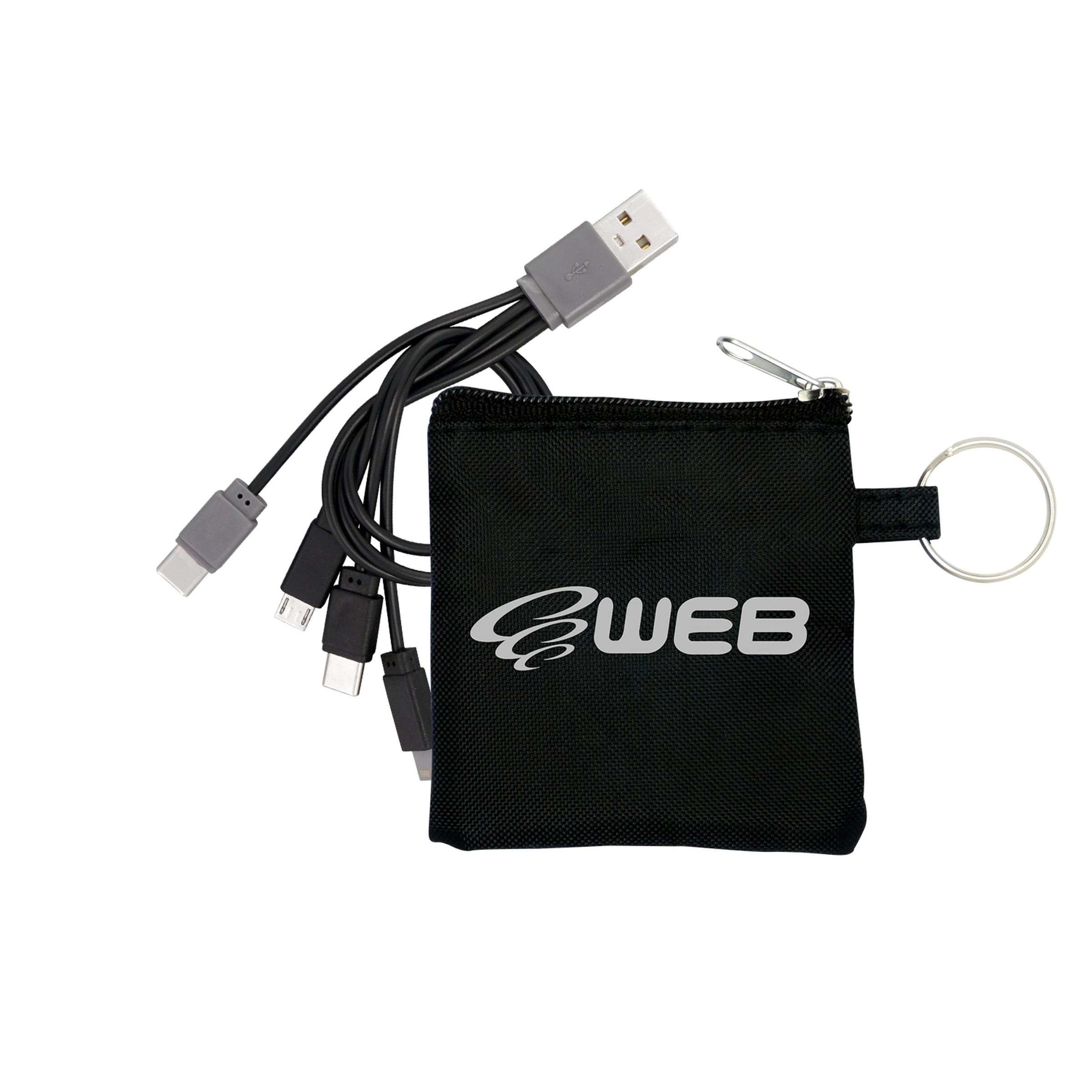 4-in-1 Colorful Pouch Cable Set 8