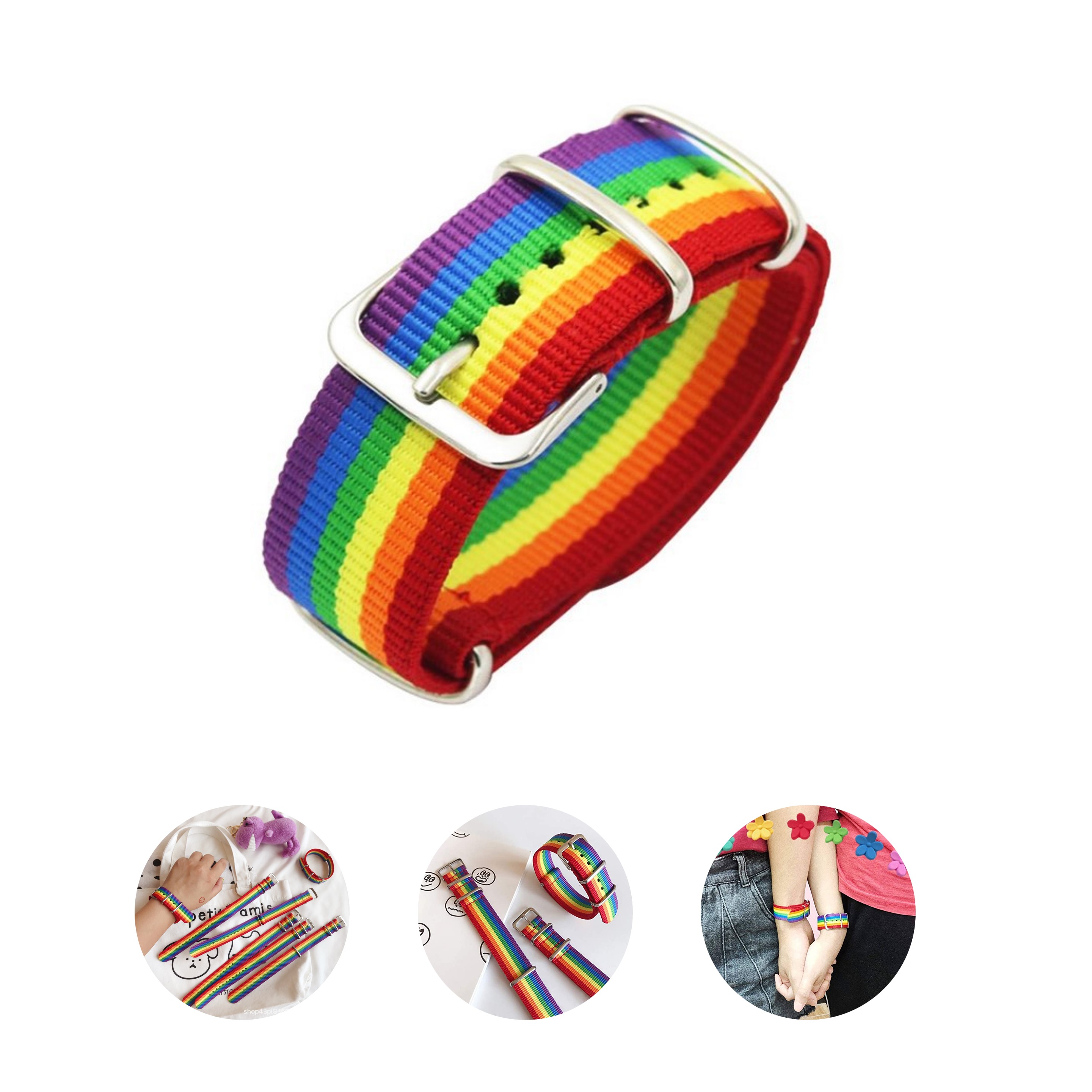 Rainbow Adjustable Bracelet (direct import) 2