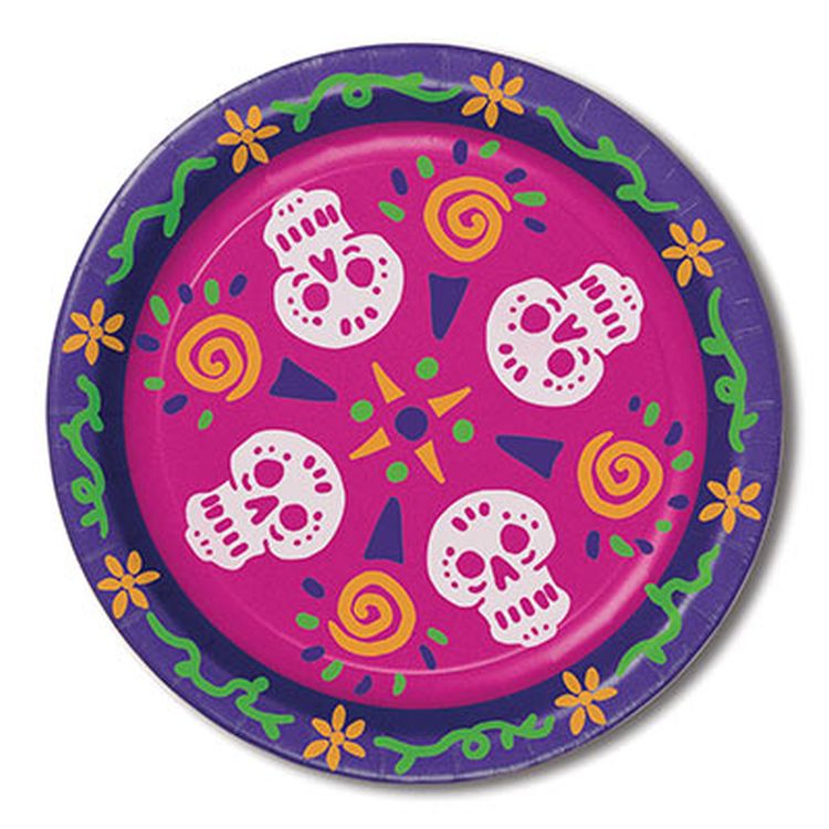 Day Of The Dead Plates