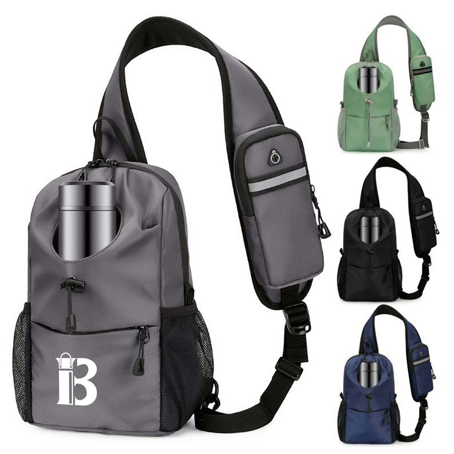 Crossbody Sling Backpack Travel Shoulder Bag 2