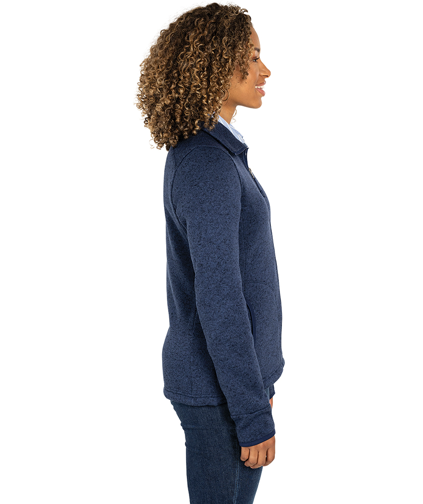 Women's Heathered Fleece Jacket 5