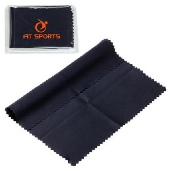 6" x 6" 220GSM Microfiber Cleaning Cloth in Clear PVC Case 11