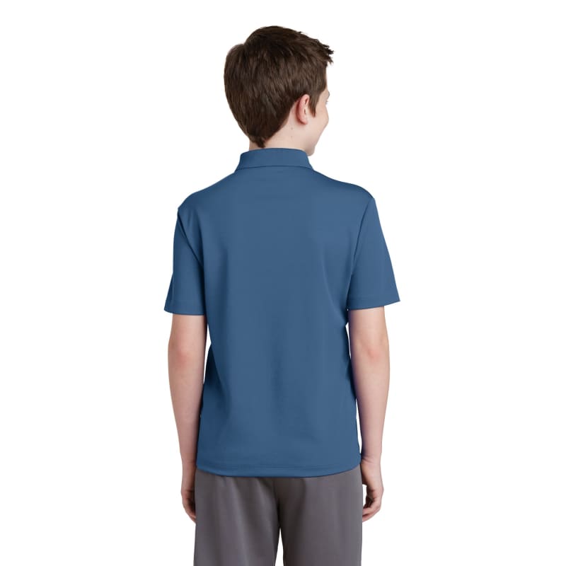 Sport-Tek Youth PosiCharge RacerMesh Polo. 12