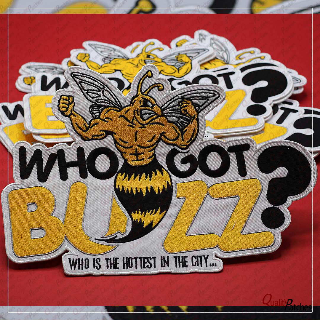 Custom Die Cut Embroidered Patches 27