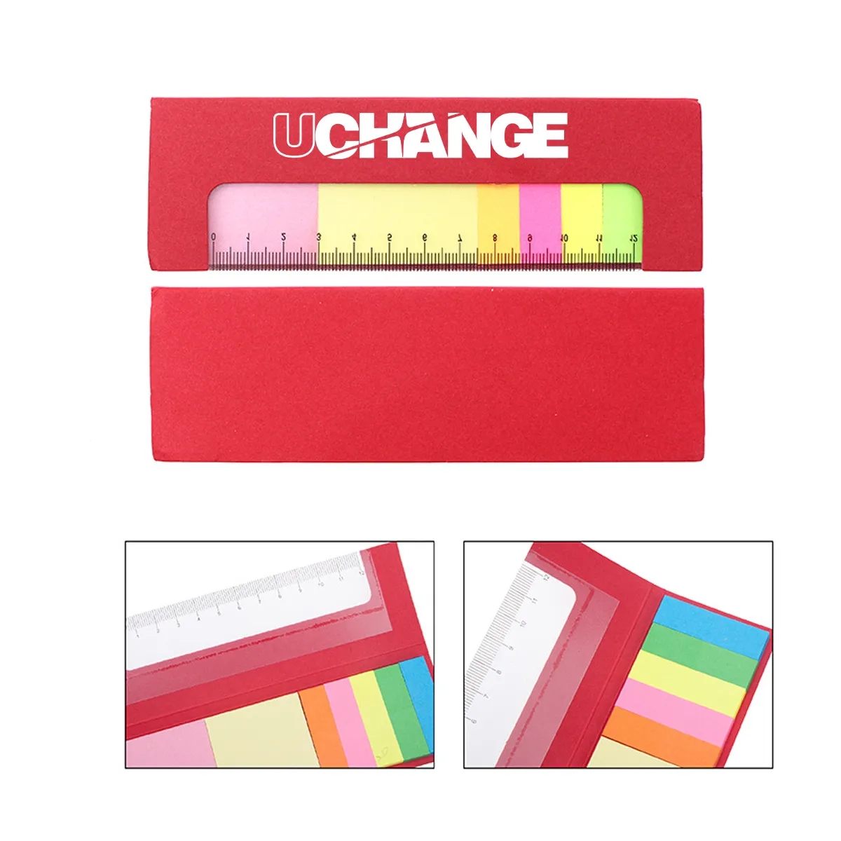 Sticky Note And Ruler Set With Color Flags 5