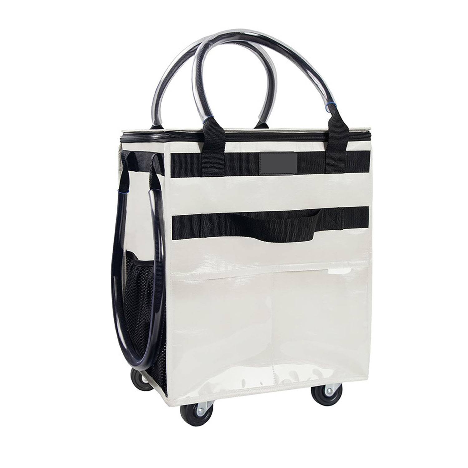 Reusable Wheeled Grocery Shopping Bag w/ Handle 3