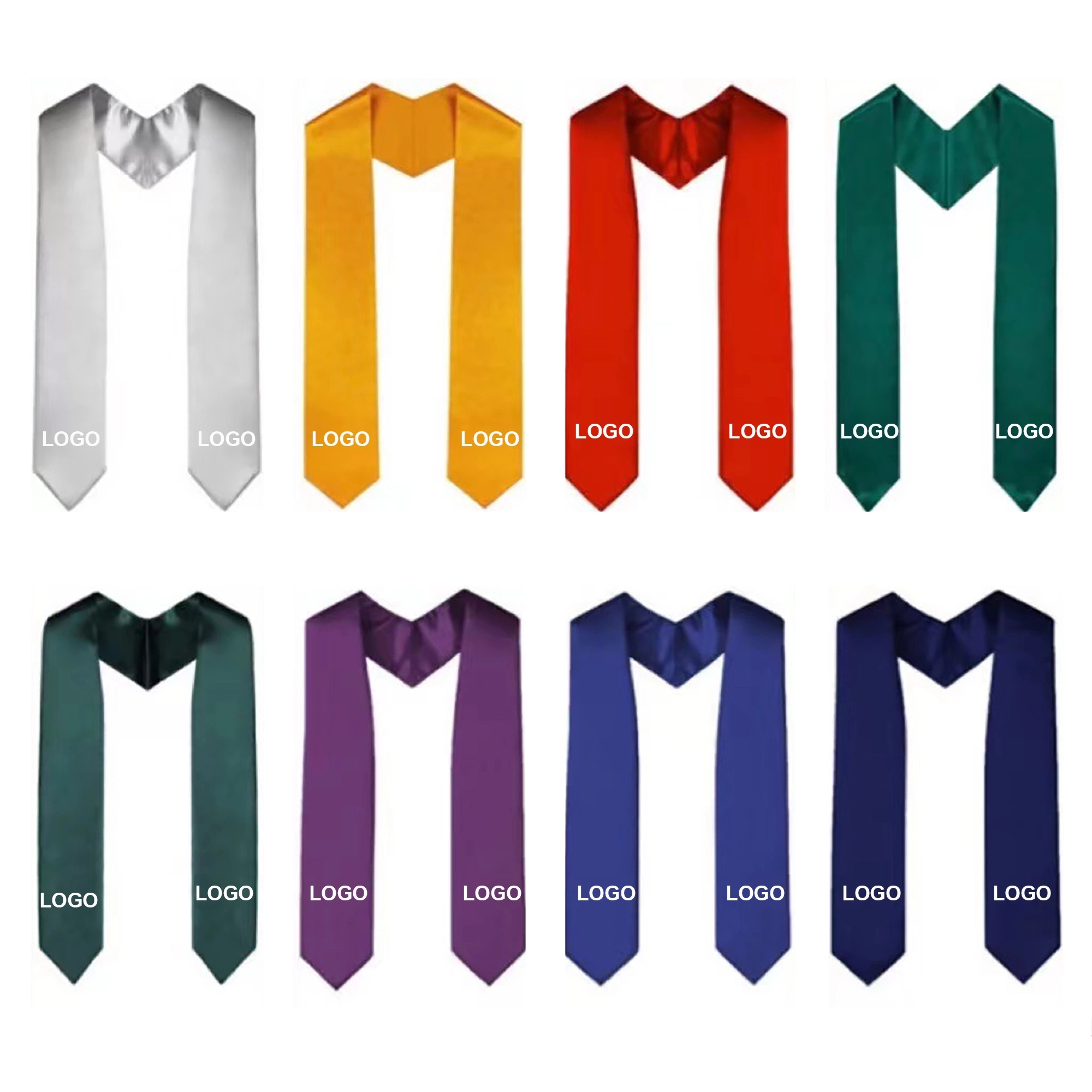 Classic Plain Graduation Honor Stole