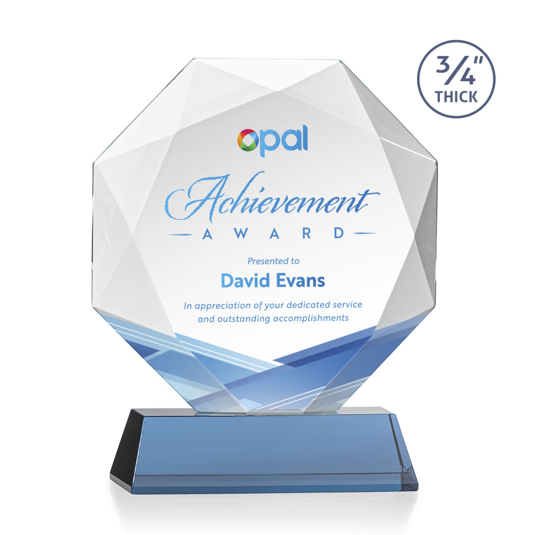 Bradford VividPrint™ Award on Newhaven Base - Sky Blue 11