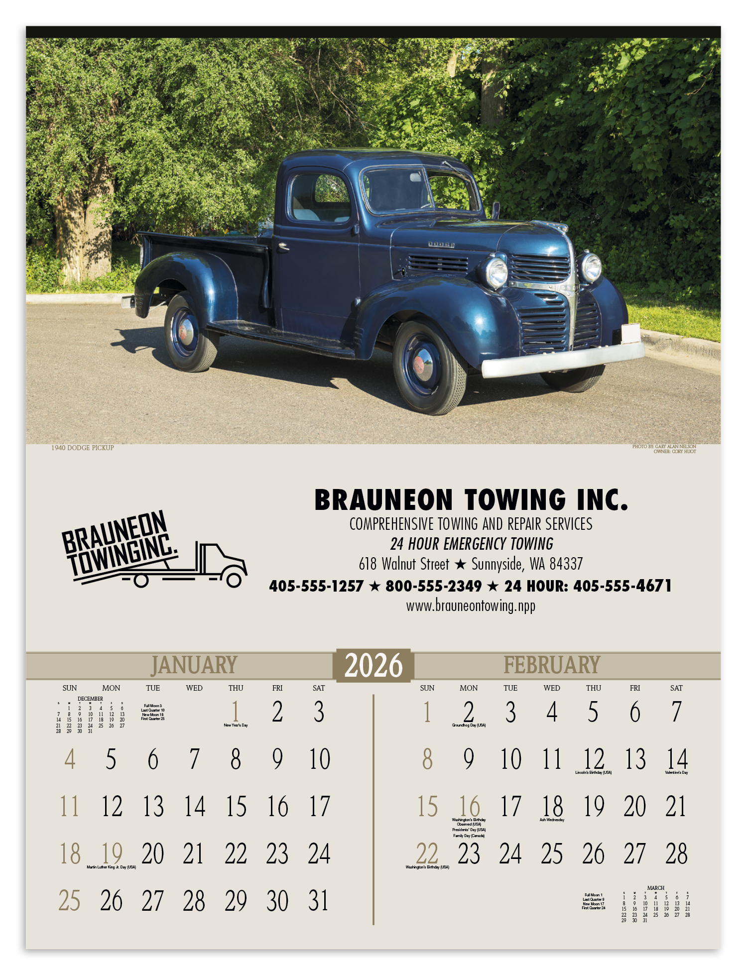 Triumph® Calendars Antique Trucks Calendar 18
