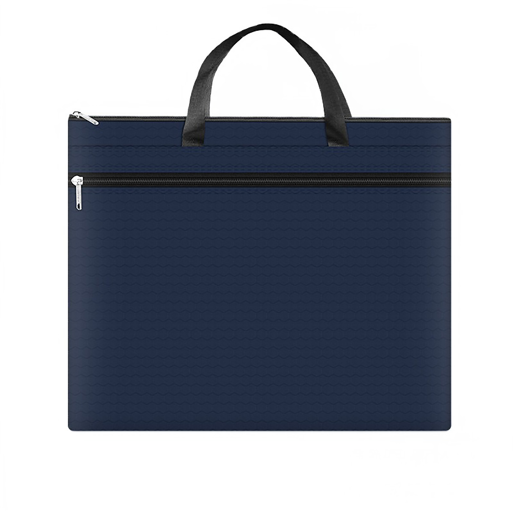 PVC Waterproof Football Pattern Zipper Briefcase 5