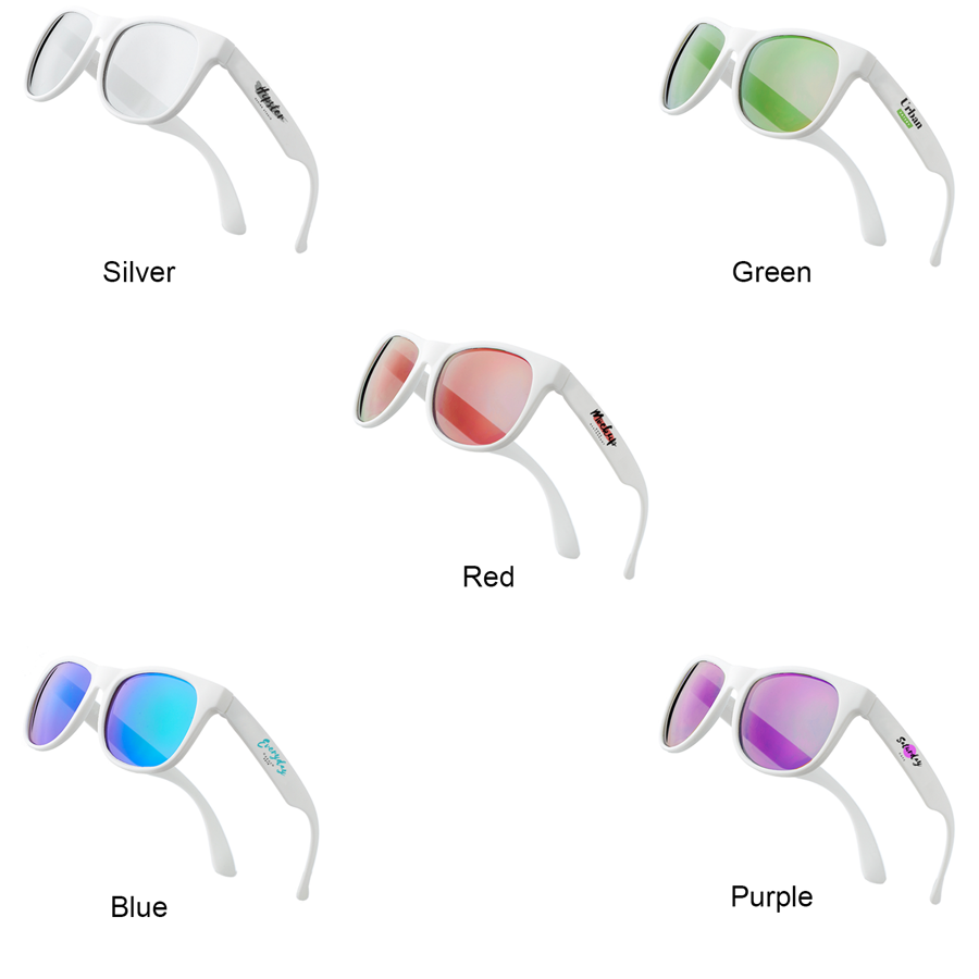 Vivid Glow Shades w/ white frames 7