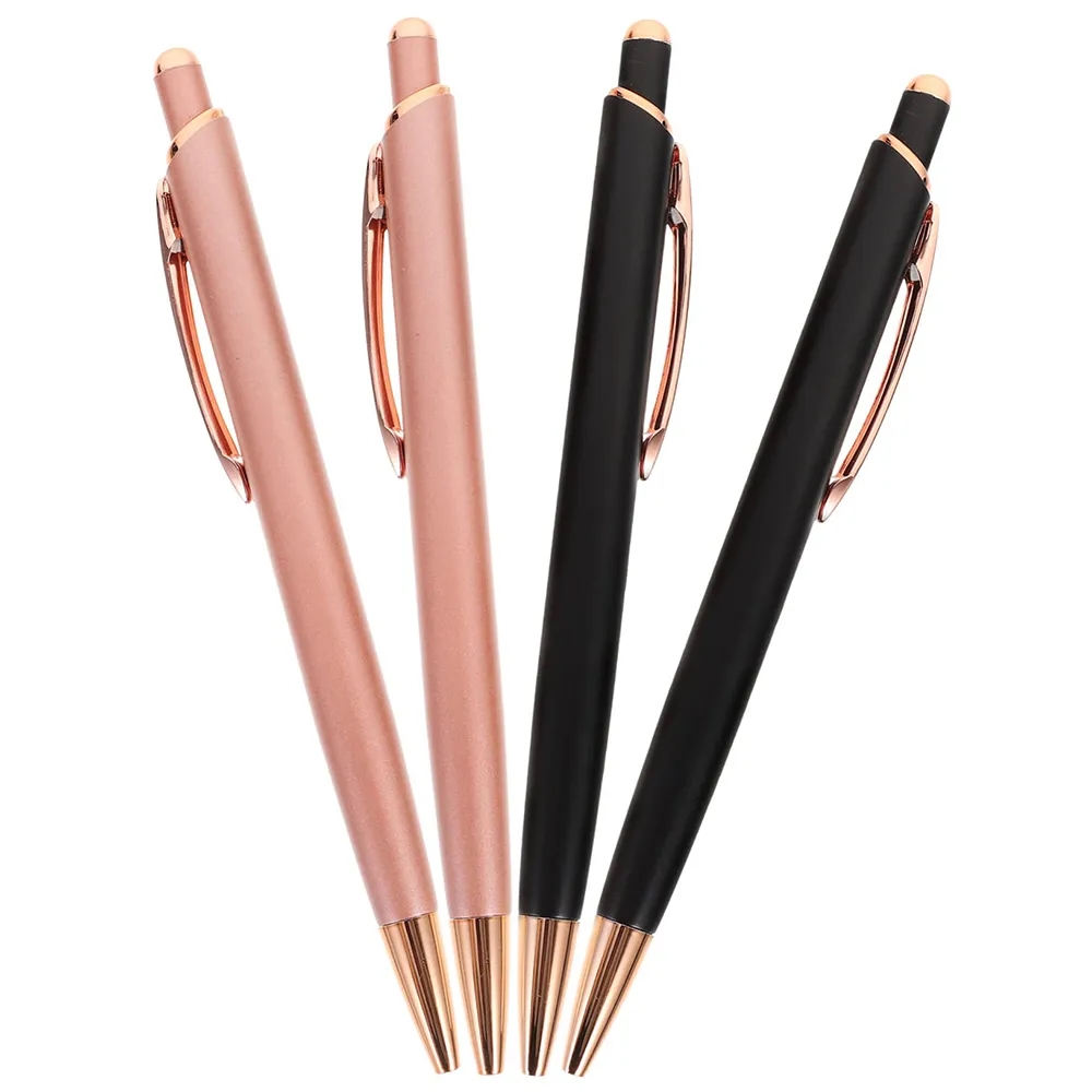 Monty Metal Pen with Rose Gold trim 6