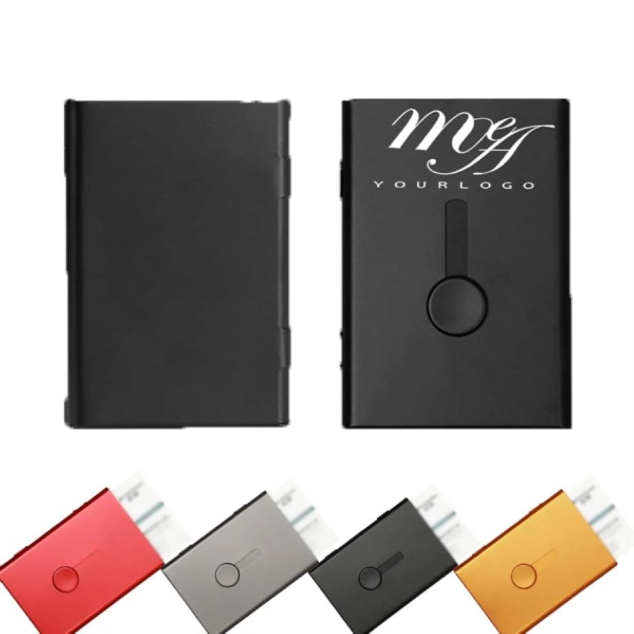 Hand-push Cardcase Metal Portable Delicate 2