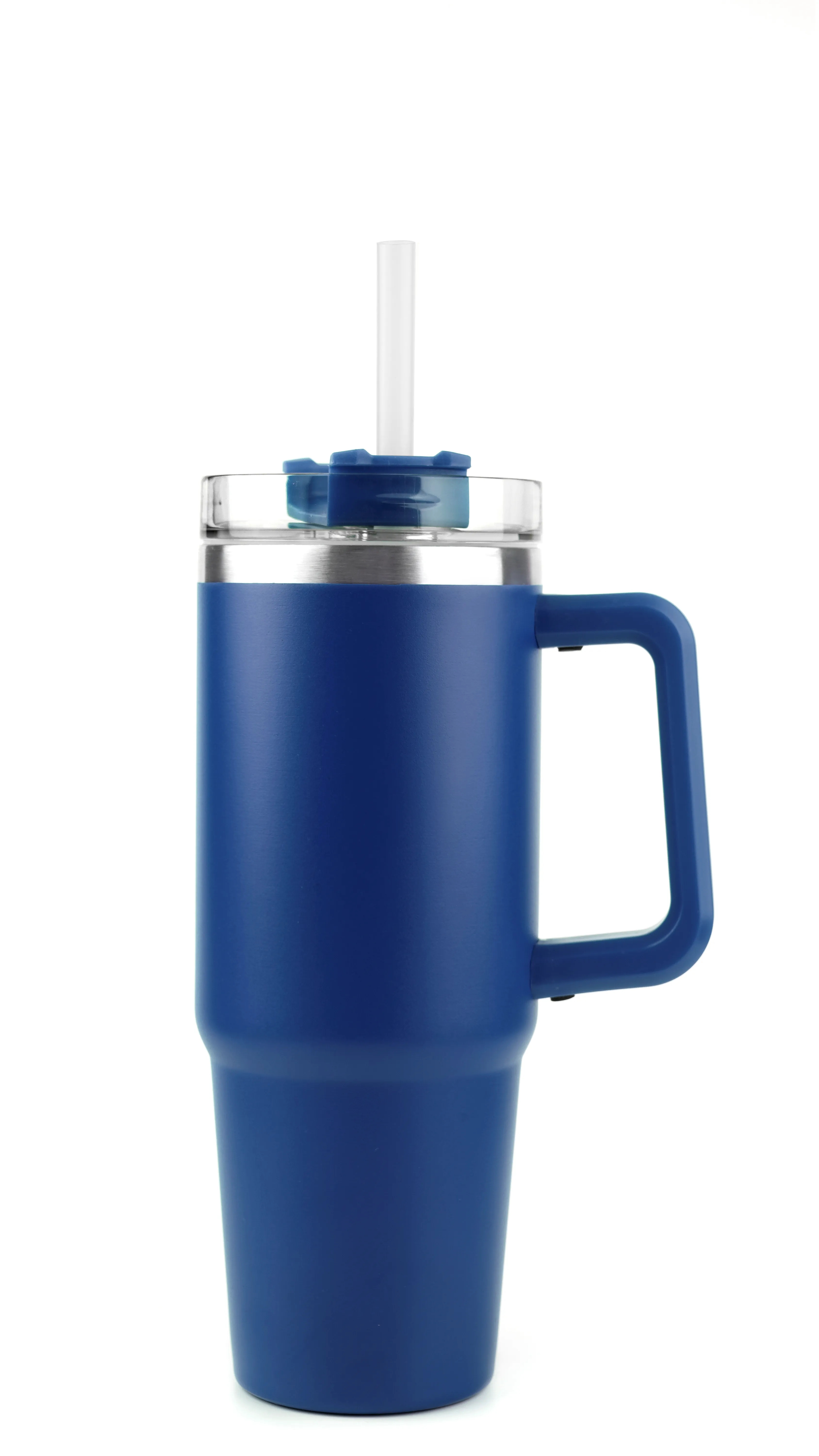 30oz double wall SS vacuum Mug & Straw Lid with Twist Close 4