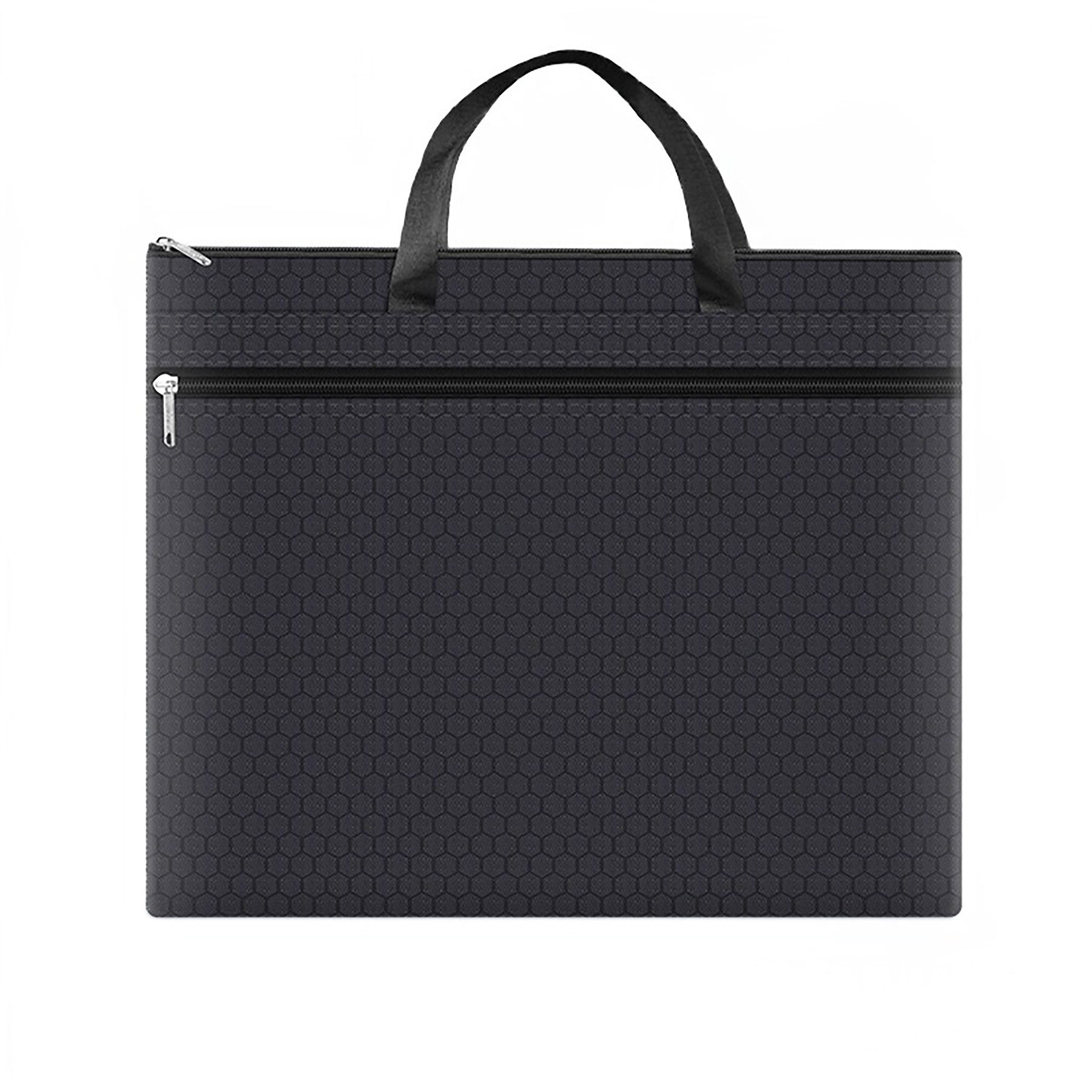 PVC Waterproof Football Pattern Zipper Briefcase 6