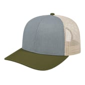 Cap America Poly/Cotton Trucker Mesh Back Cap 386