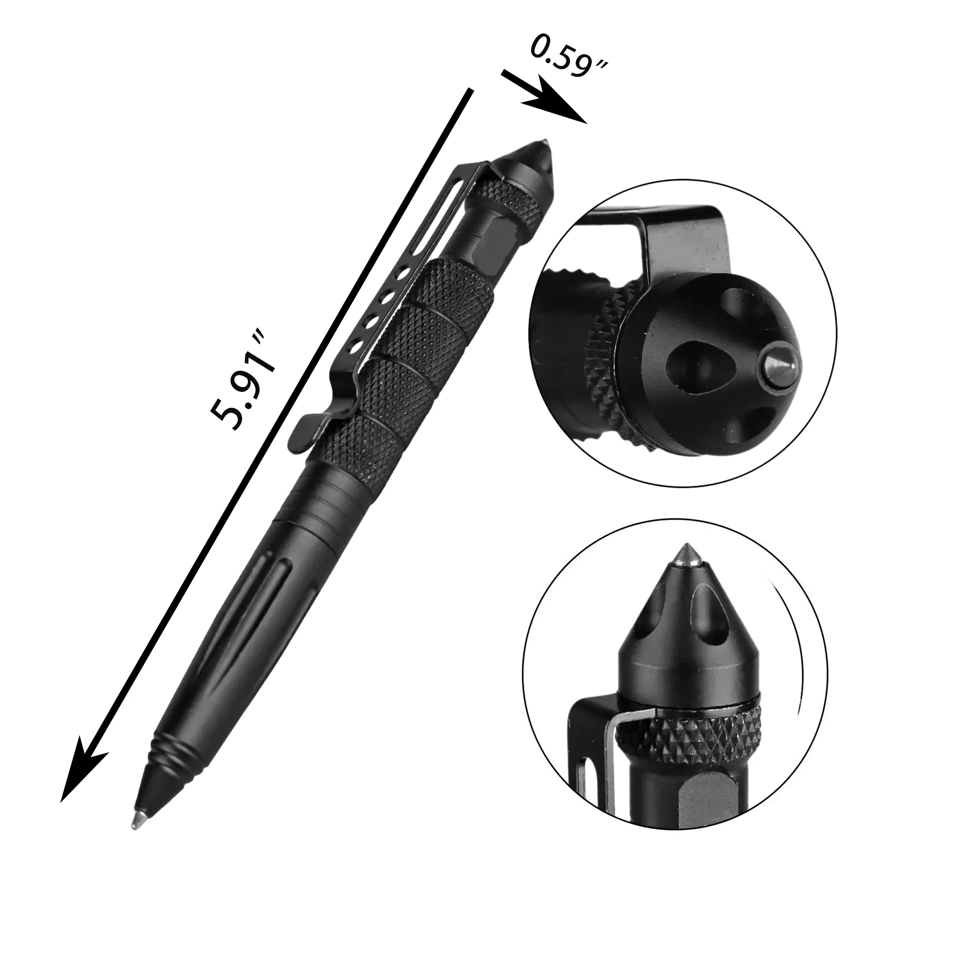 Outdoor B2 Metal Tactical Defense Pen Glass Breaker 5