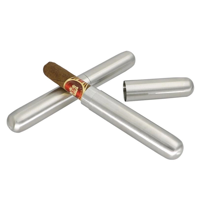Stainless Steel Cigar Tube 1