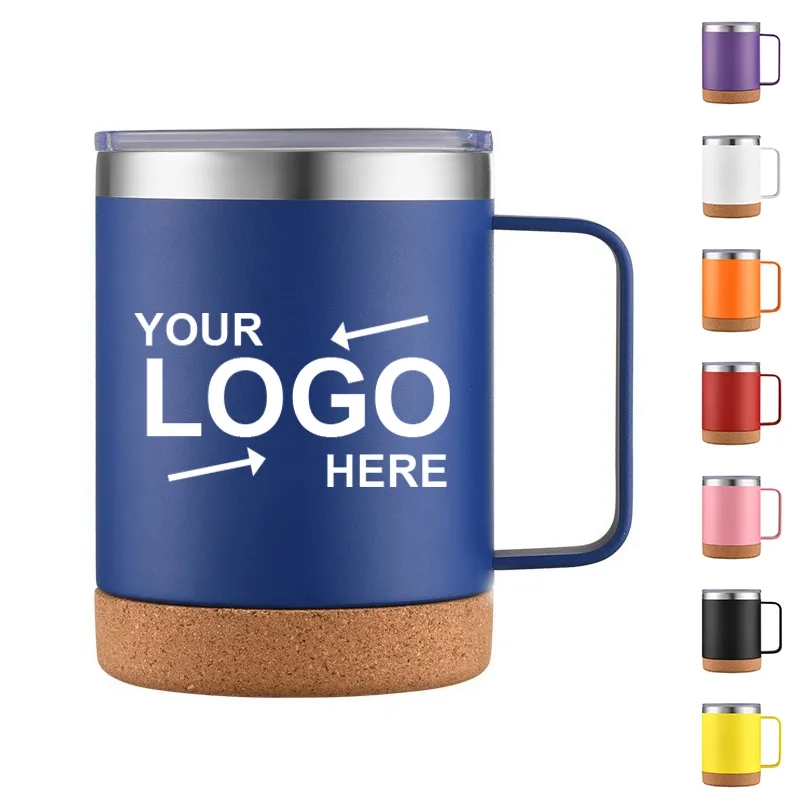 12 Oz Camping Mug With Cork Base