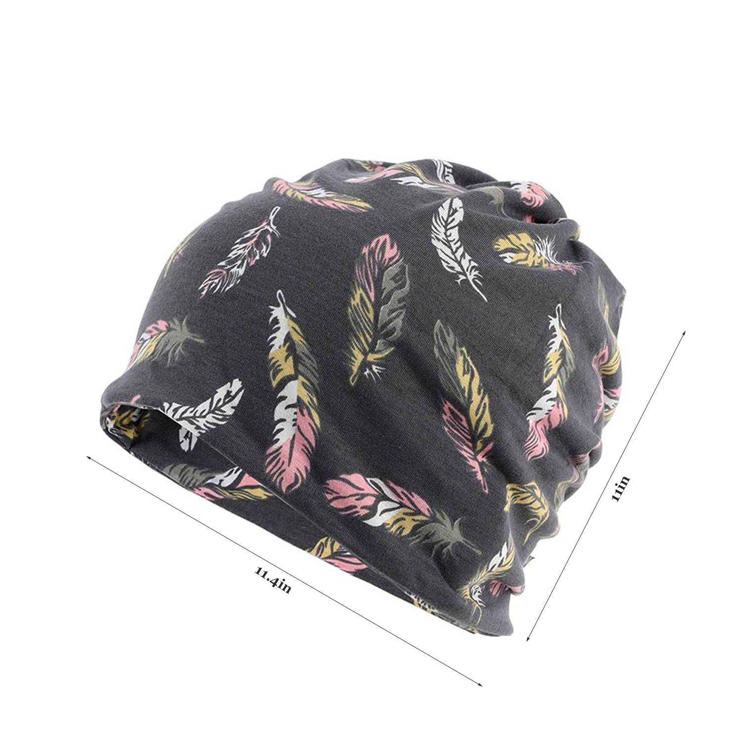 Women's Soft Stylish Acrylic Caps w/ Floral Print 10