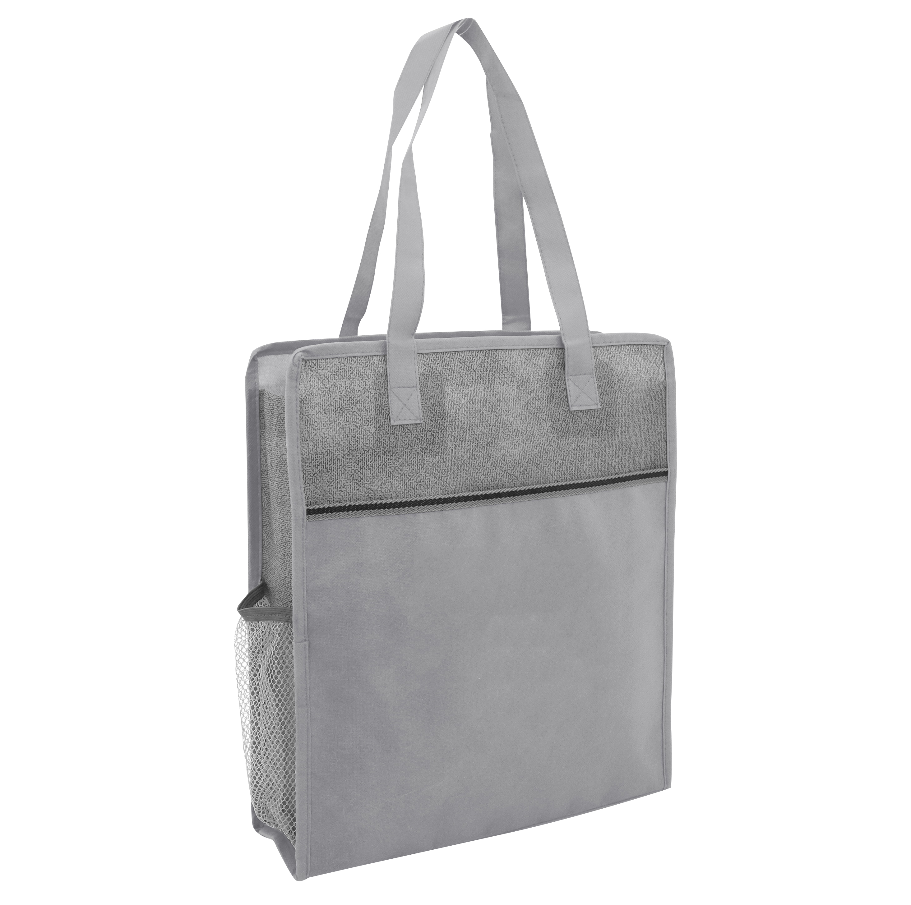 Color Basics Heathered Non-Woven Tote Bag 15